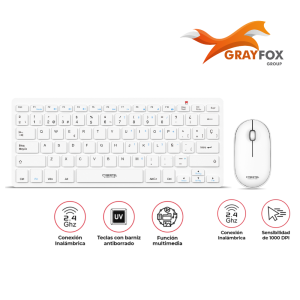 kit teclado inalambrico cybertel evolution cyb wt801wt