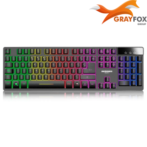 teclado gamer micronics neon mic k709