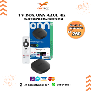 tv box onn azul 4k