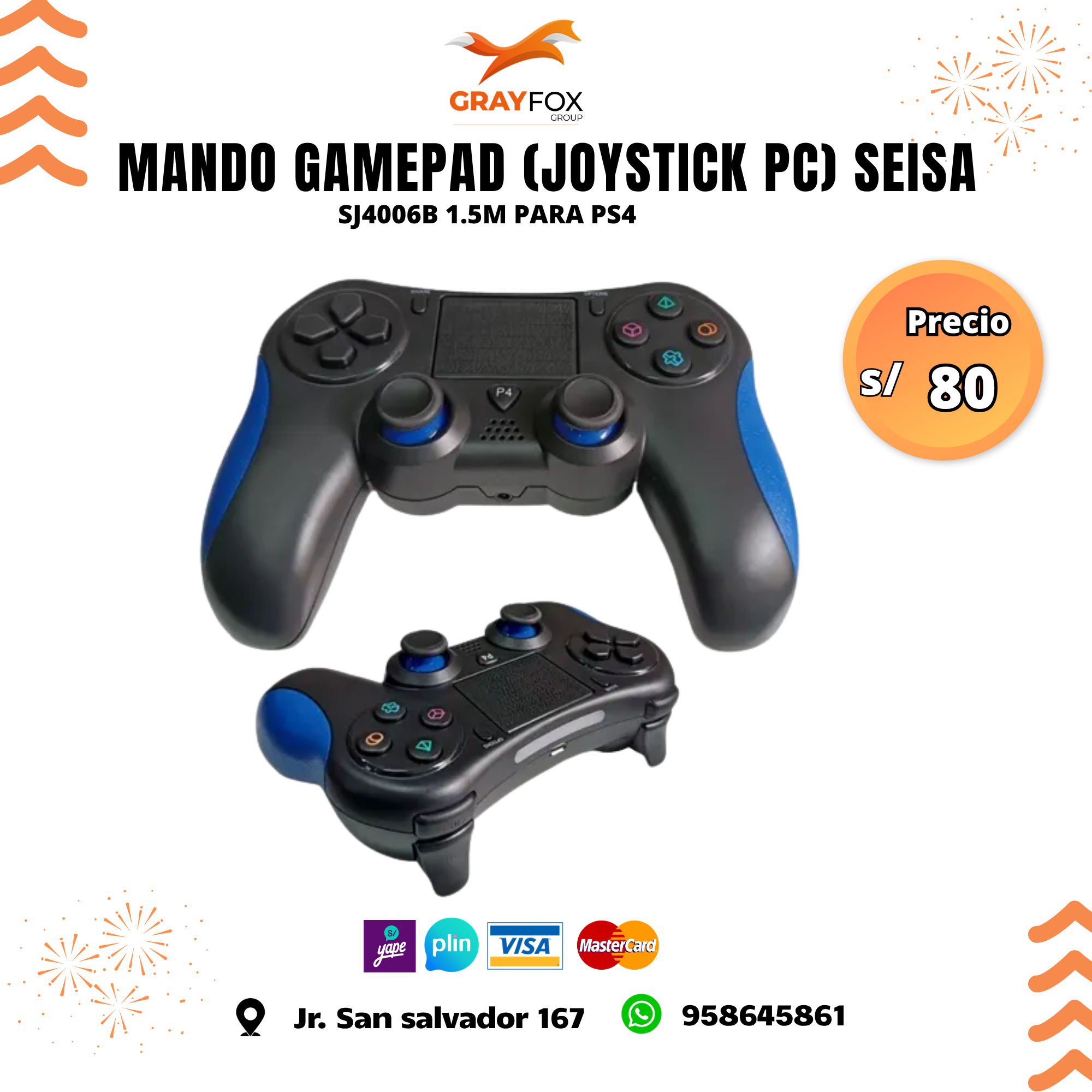 mando gamepad (joystick pc) seisa mando gamepad (joystick pc) seisa