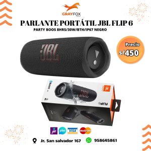 parlante portÁtil jbl flip 6