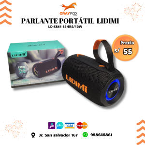 parlante bluetooth lidimi ld s841