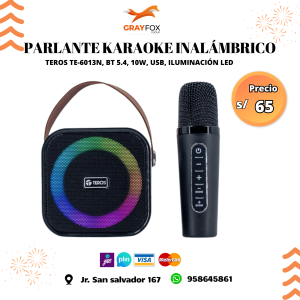 parlante karaoke inalÁmbrico