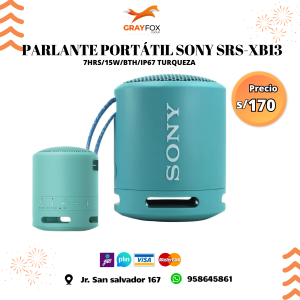 parlante portÁtil sony srs xb13