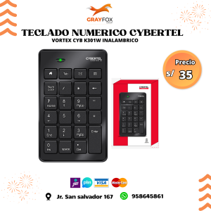 teclado numerico cybertel inalambrico