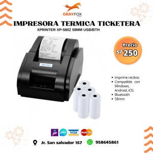 impresora termica ticketera xprinter