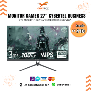 monitor gamer 27" cybertel business