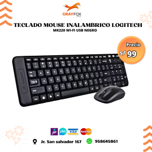 teclado mouse kit inalambrico logitech