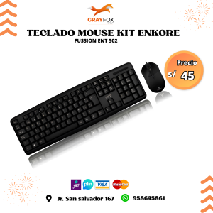 teclado mouse kit enkore