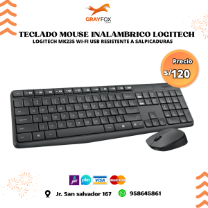 teclado mouse inalambrico logitech