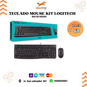 teclado mouse kit logitech