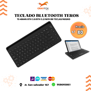 teclado bluetooth teros
